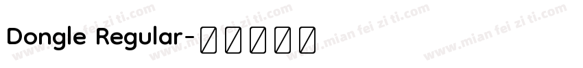 Dongle Regular字体转换